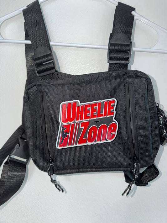 WHEELIE ZONE RED *3D CHESTBAGS* - CHRISTHESURFER