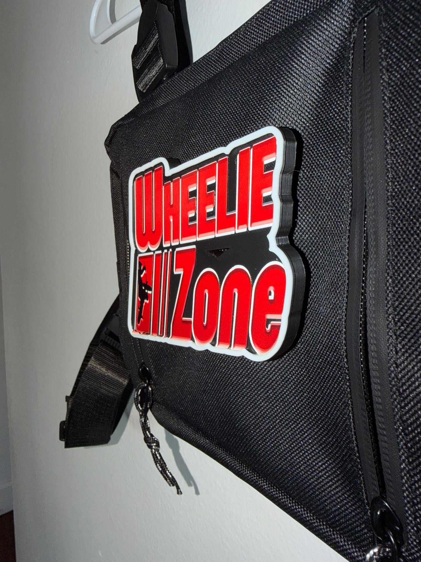 WHEELIE ZONE RED *3D CHESTBAGS* - CHRISTHESURFER